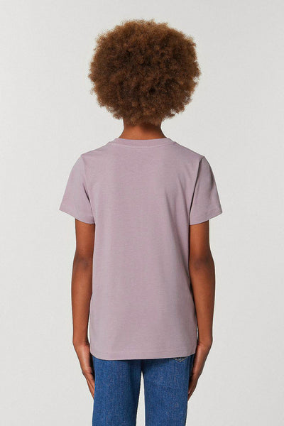 Lilac purple Kids Chocolate Love Crew Neck T-Shirt, 100% organic cotton, for girls & for boys 