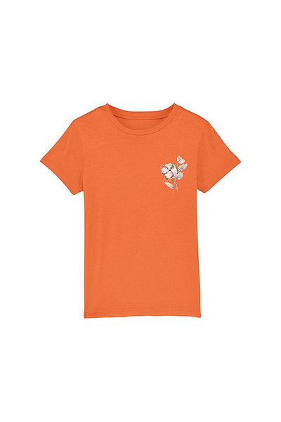 Orange Kids Organic Cotton Graphic T-Shirt, 100% organic cotton, for girls & for boys 