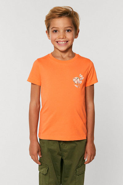Orange Kids Organic Cotton Graphic T-Shirt, 100% organic cotton, for girls & for boys 