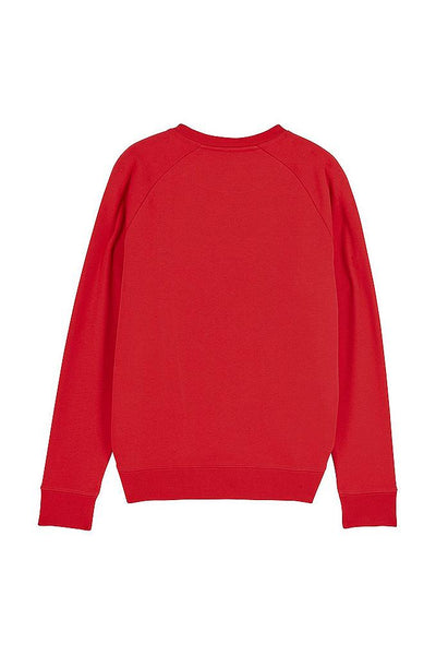 Red Men Cool Graphic Sweatshirt, Medium-weight, from organic cotton blend