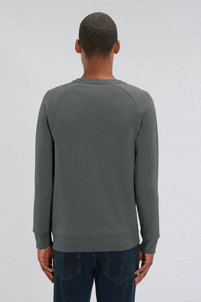 Dark grey Men Organic Cotton Sweatshirt, Medium-weight, from organic cotton blend