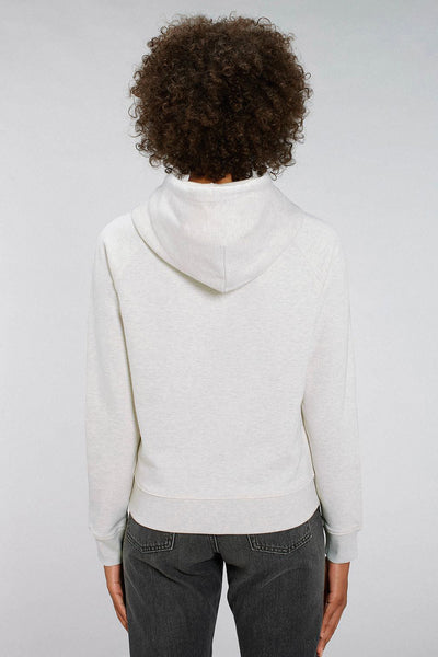Grey Women Celebrate Graphic Hoodie, Medium-weight, from organic cotton blend